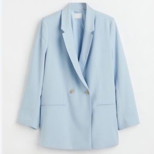 NWT Light Blue Oversized H&M Blazer